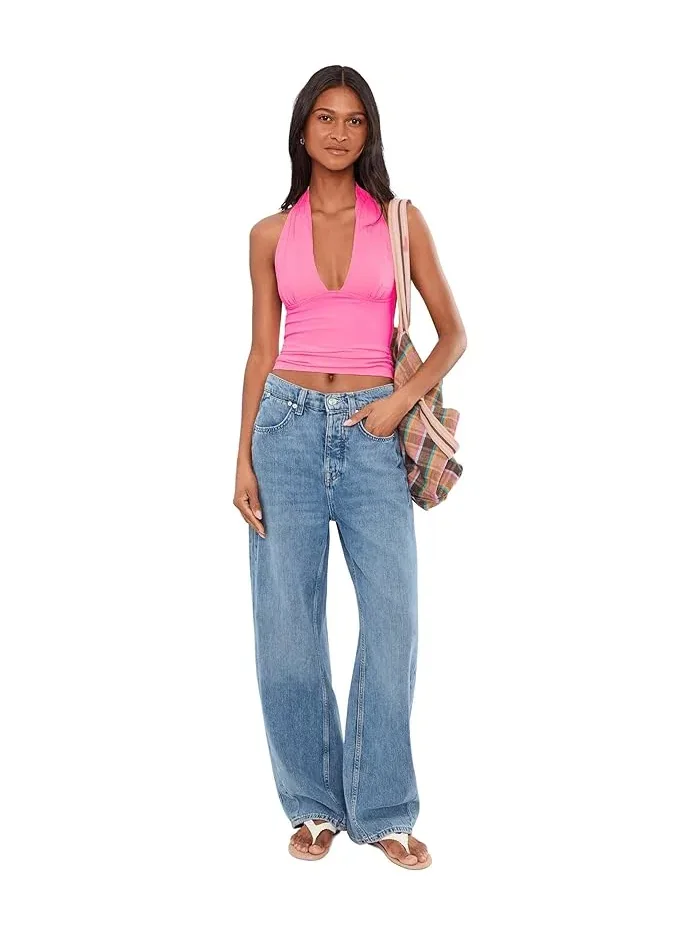Топ Round Two Halter Free People — изображение 2 из 5, цветок фестиваля