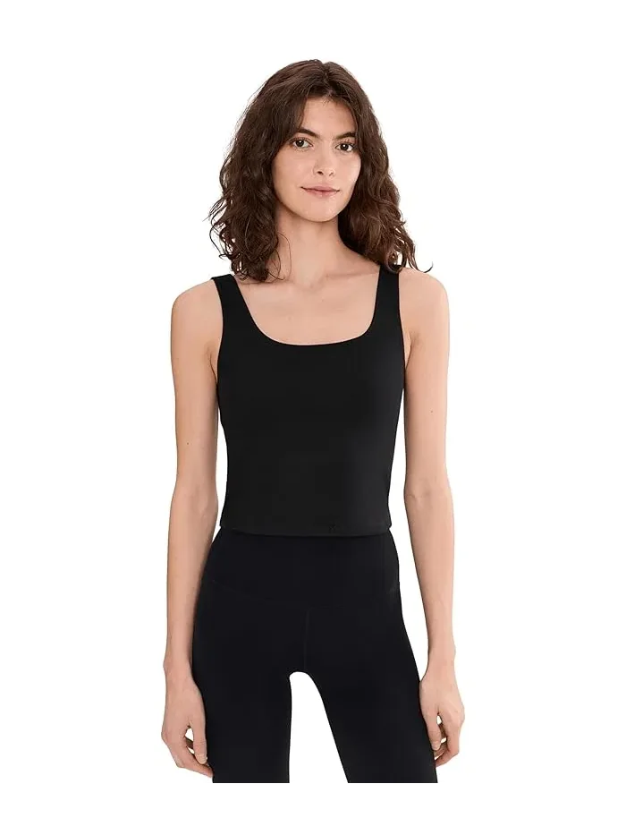 Топ PACT On The Go-To Square Neck Tank — черный
