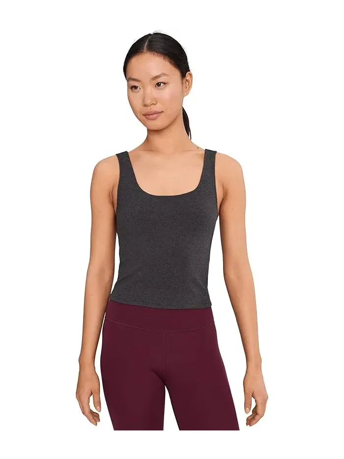 Топ On The Go-To Square Neck Tank PACT — изображение 1 из 5, темно-серый