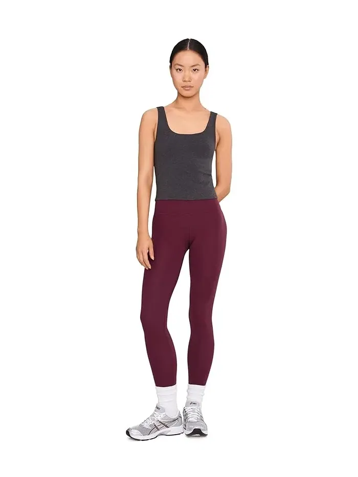 Топ On The Go-To Square Neck Tank PACT — изображение 2 из 5, темно-серый