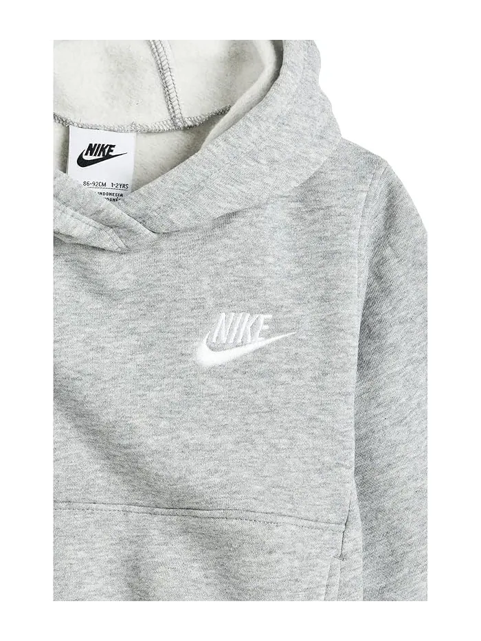 Худи Nike Kids Futura Club Fleece Pullover — изображение 3 из 3, темный серый