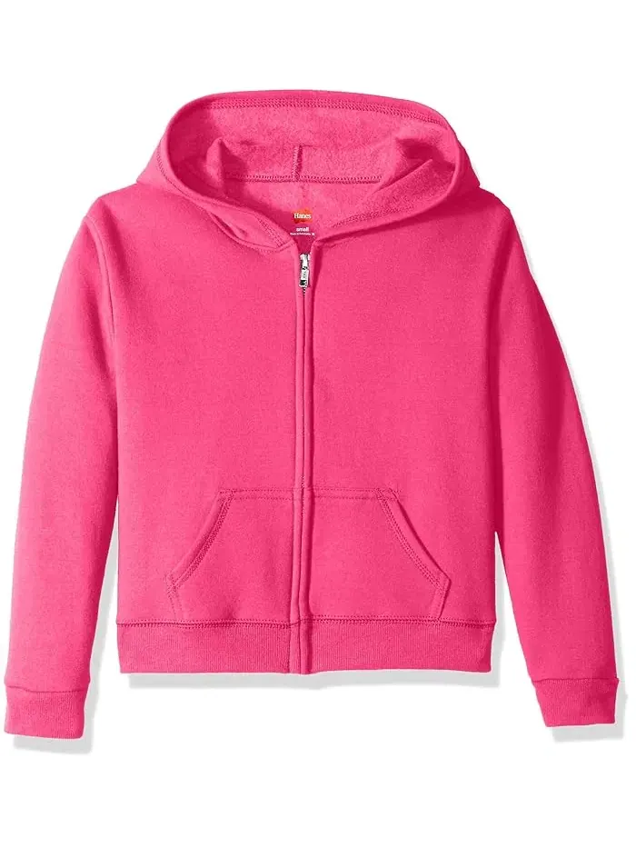 Худи на молнии ComfortSoft EcoSmart Girls Hanes — изображение 1 из 1, мульти