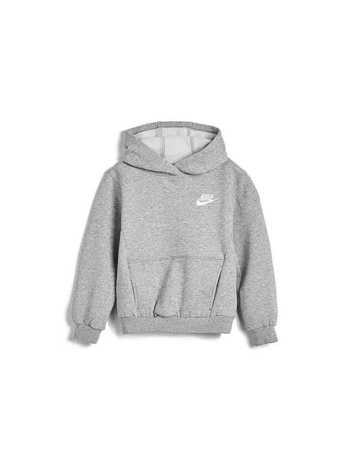 Худи Nike Kids Sportswear Club Fleece Pullover — изображение 1 из 3, темный серый