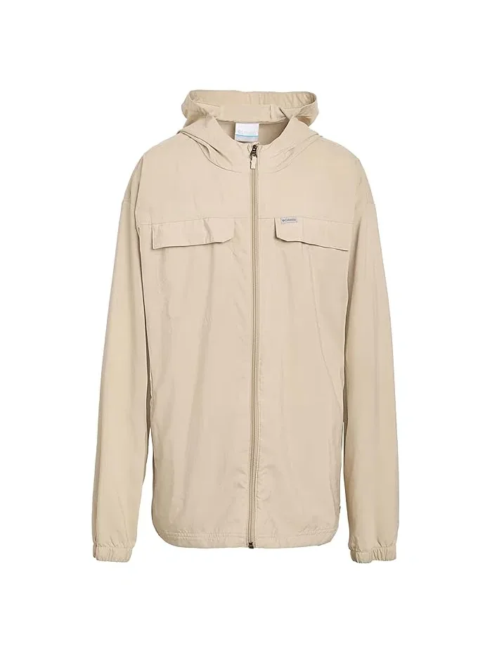 Худи Columbia Kids Skien Valley Hooded Long Sleeve Shirt — изображение 1 из 3, древний окаменелостный