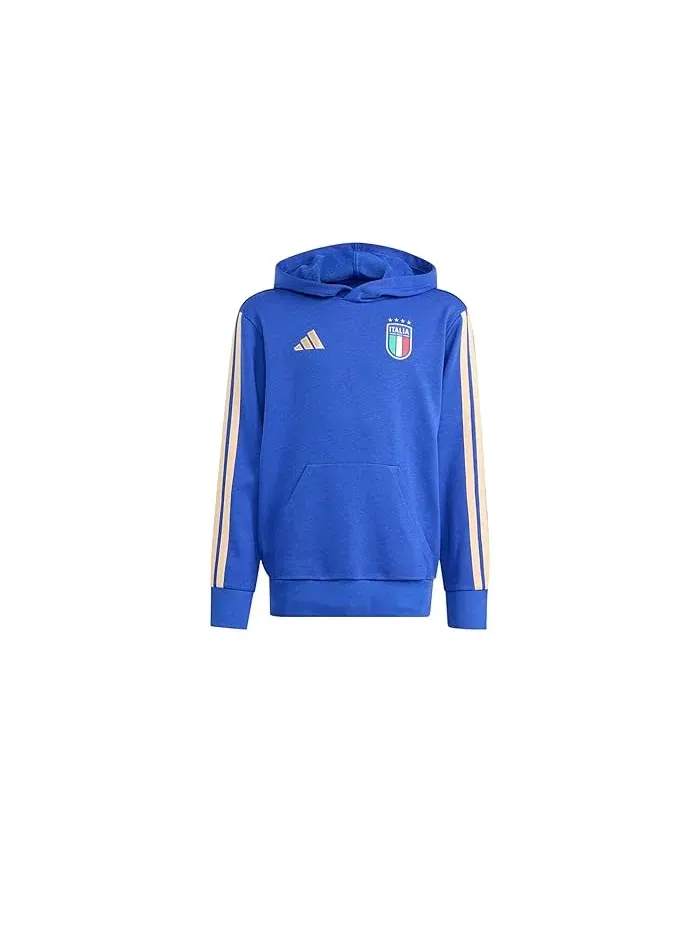 Худи FIGC Italy Alphaskin Adidas Kids — изображение 1 из 1, синий