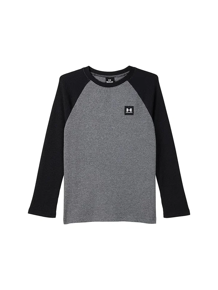 Лонгслив термо Thermal Raglan Under Armour Kids — изображение 1 из 1, черный/черный/черный