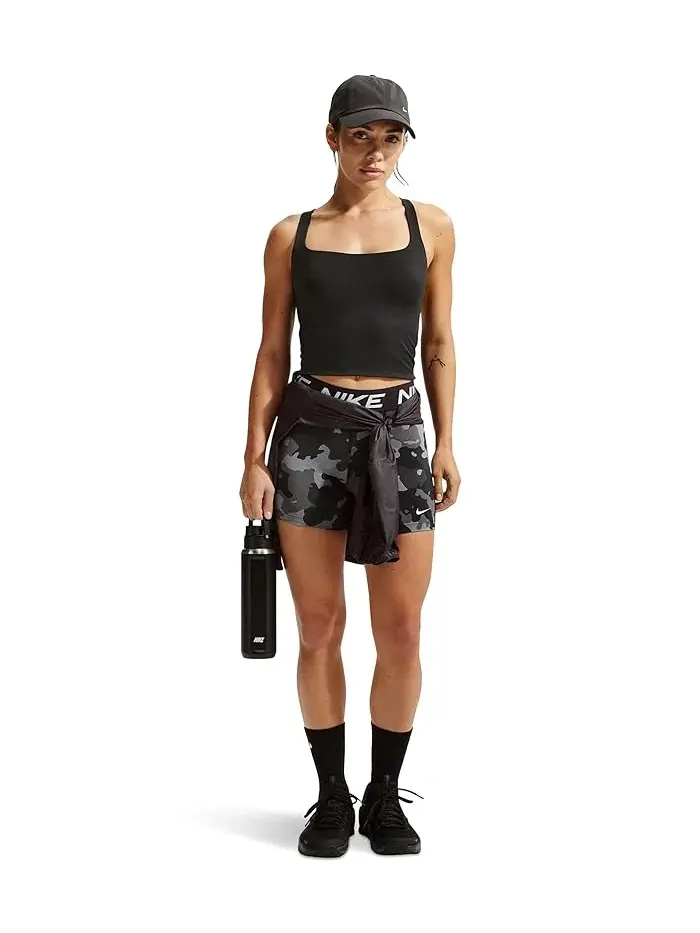 Спортивный топ Nike Zenvy Light Support — изображение 2 из 4, черный/серый