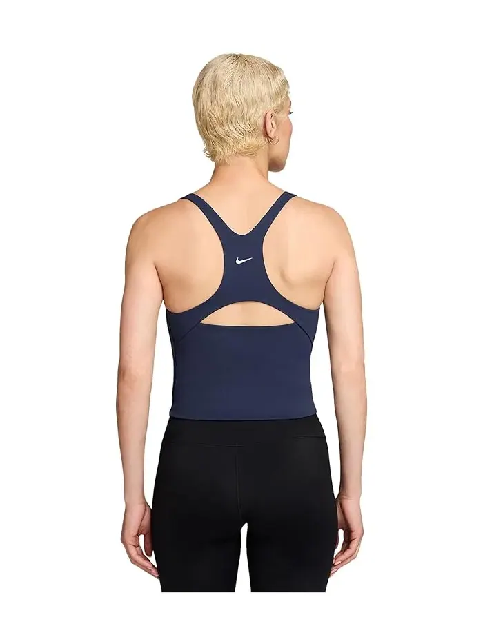 Спортивный топ-бра Nike Zenvy Light Support — изображение 2 из 3, темно-синий/белый