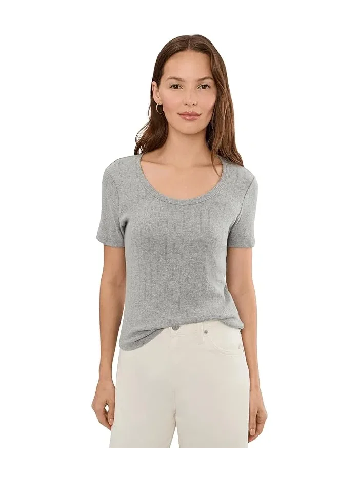 Футболка Cecile Crew Neck Tee Michael Stars — изображение 1 из 5, серый