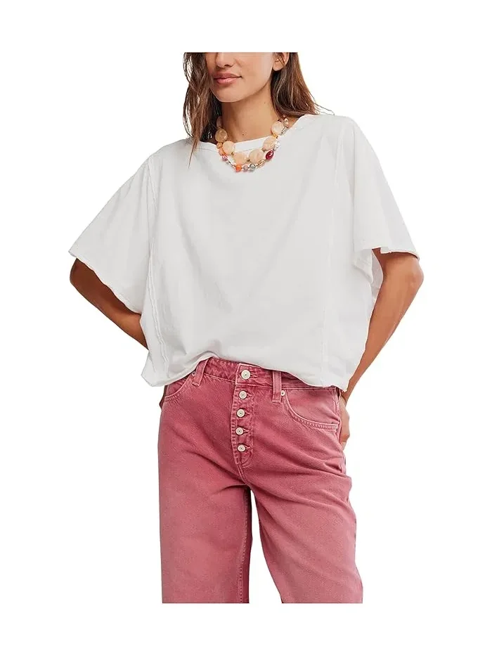 Футболка Free People модель Next Level Tee — изображение 1 из 5, слоновая кость