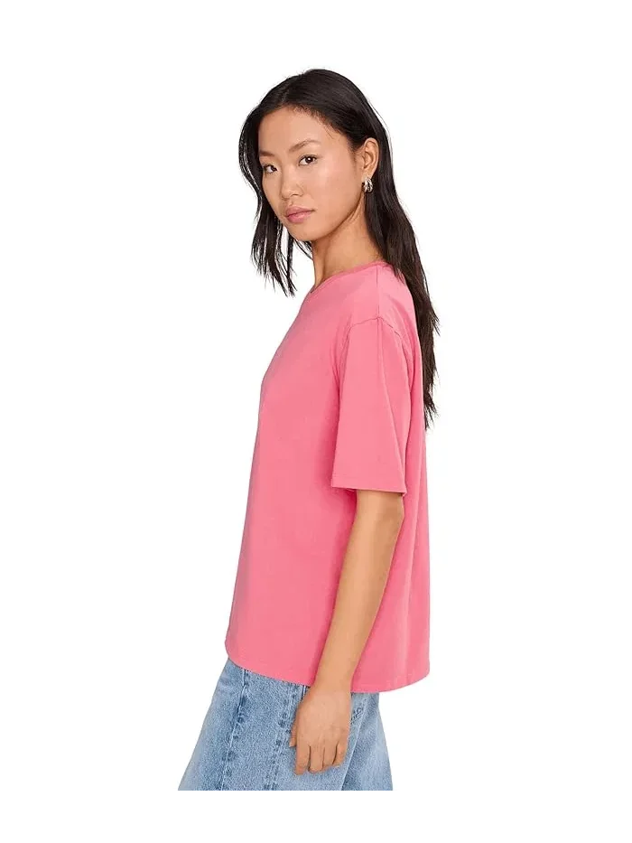 Футболка свободная Kennedy Boyfriend Tee Michael Stars — изображение 3 из 5, драгонфрут