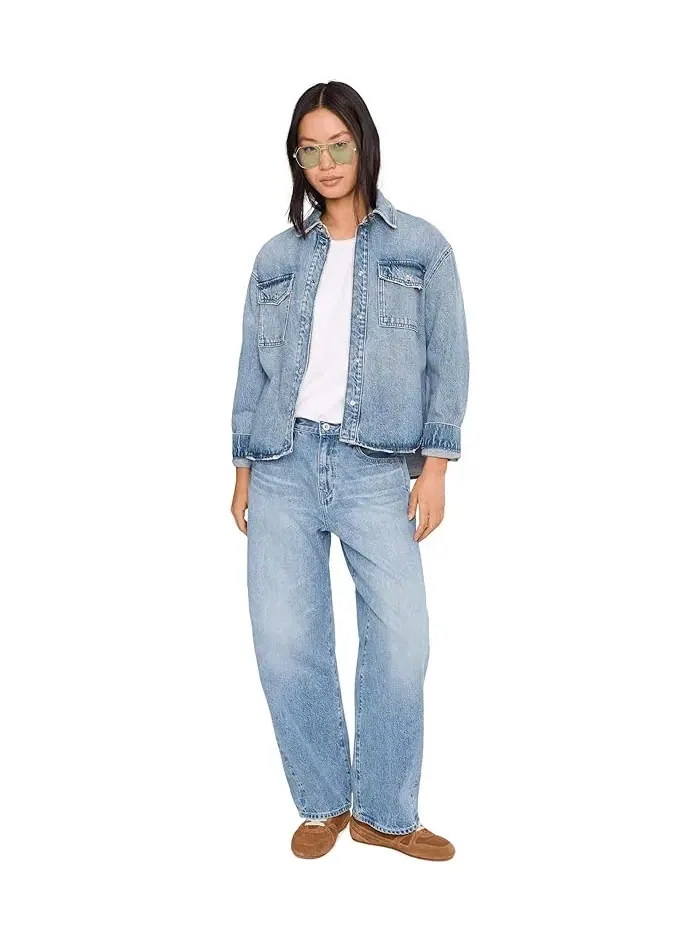 Футболка Michael Stars Kennedy Boyfriend Tee — изображение 2 из 5, белый