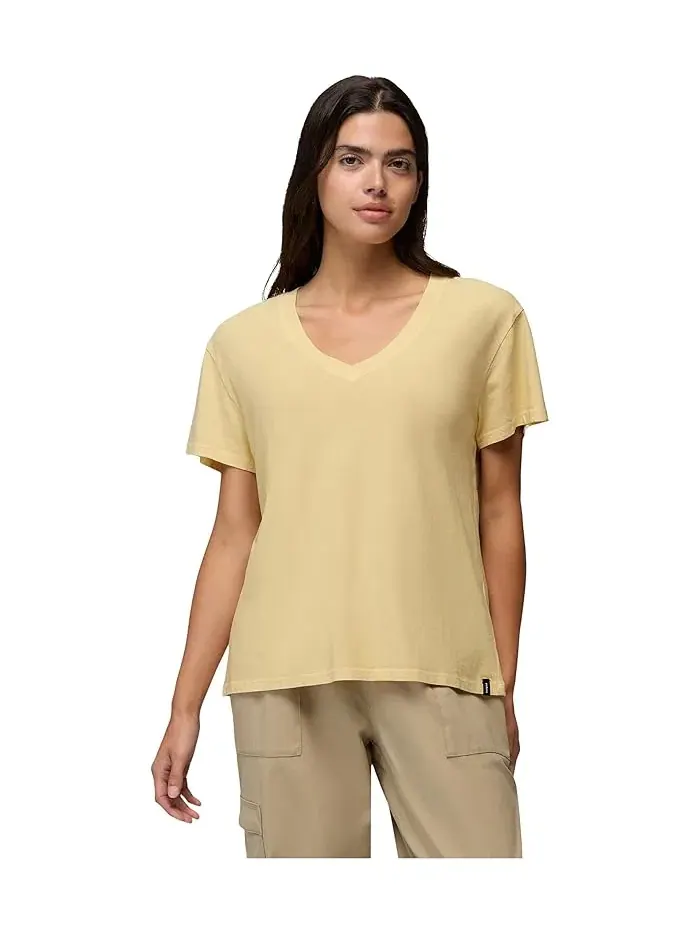 Футболка Everyday V-neck Prana — изображение 1 из 4, ваниль