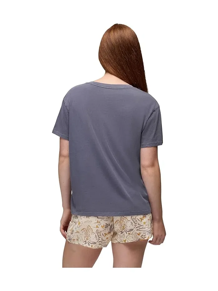 Футболка с V-образным вырезом Everyday V-neck Tee Prana — изображение 3 из 5, таро