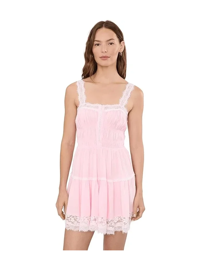 Платье мини кружевное So In Love Slip Free People