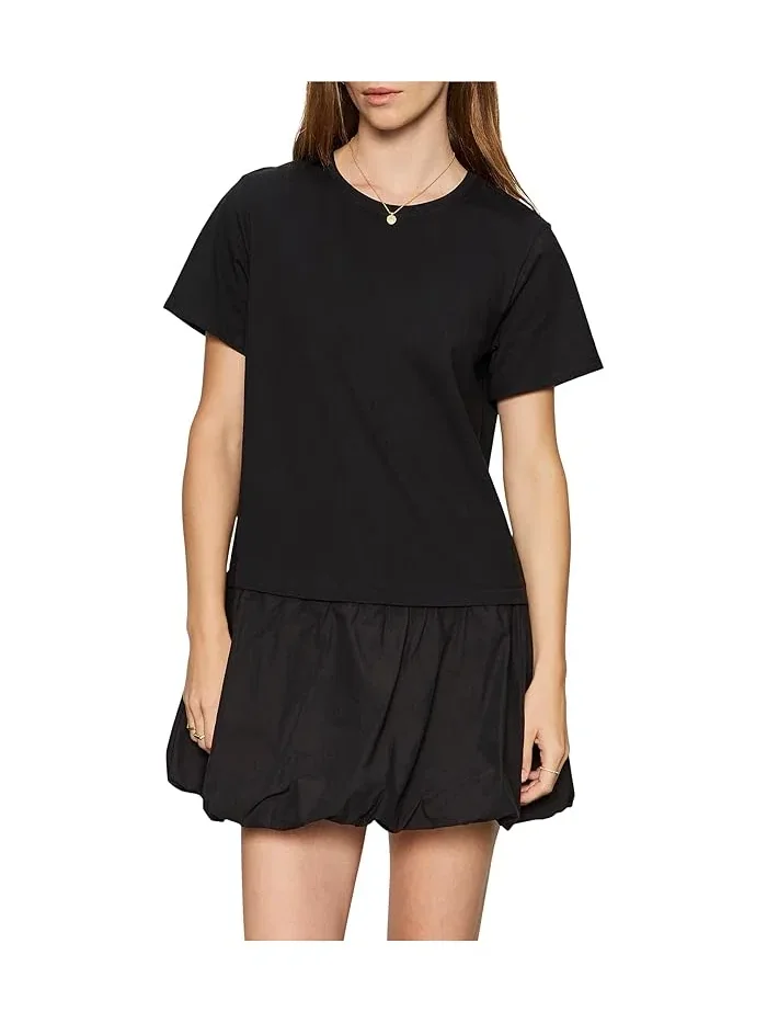 Платье-рубашка Sanctuary For Keeps Bubble Shirtdress — изображение 1 из 4, черный