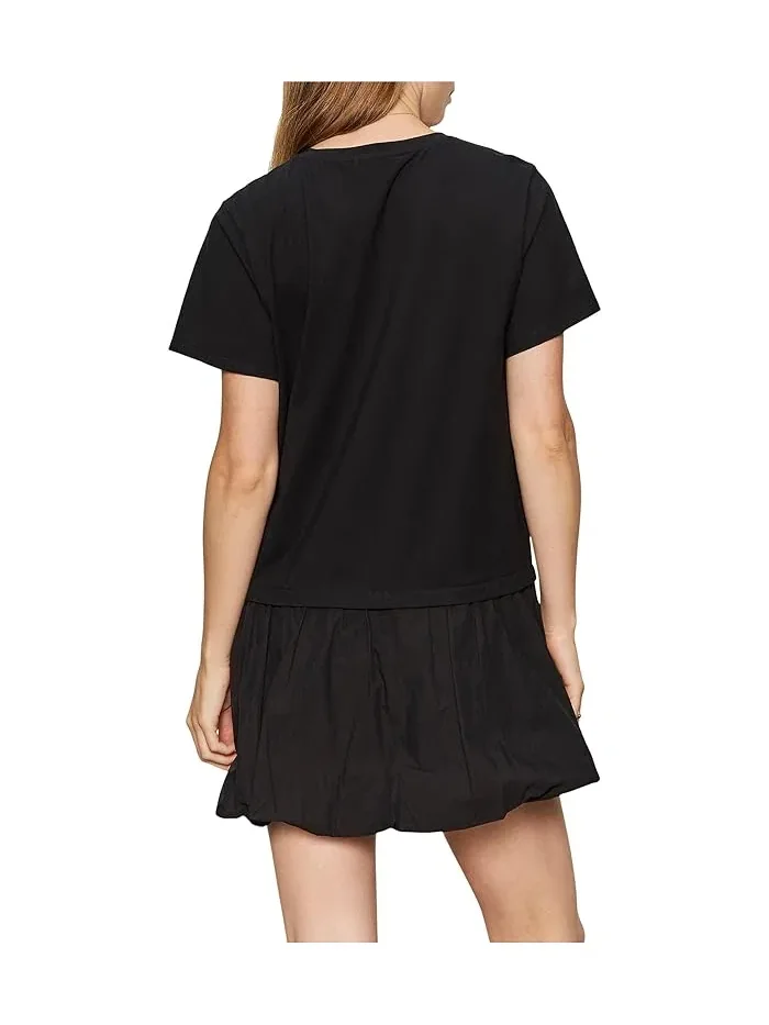 Платье-рубашка Sanctuary For Keeps Bubble Shirtdress — изображение 3 из 4, черный