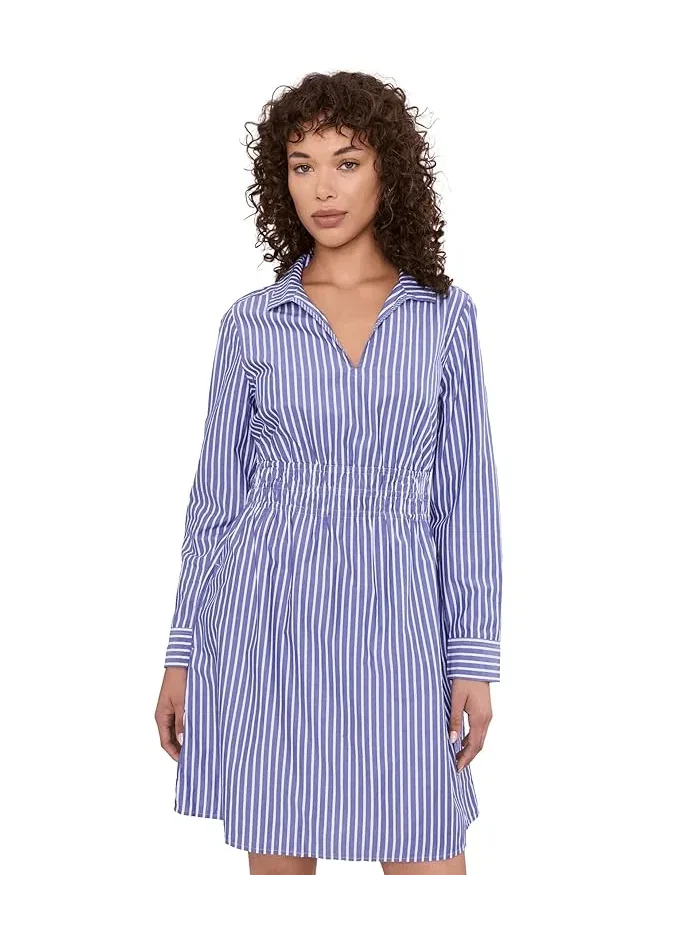 Платье-рубашка полосатое Sunlit Stripe Tommy Bahama — изображение 1 из 5, синий