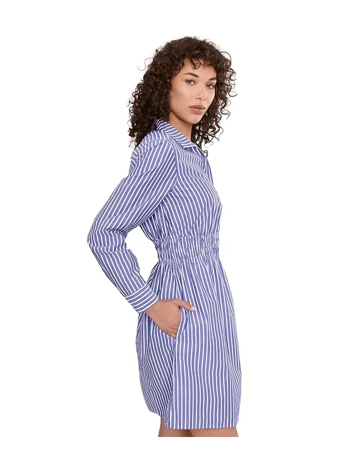 Платье-рубашка полосатое Sunlit Stripe Tommy Bahama — изображение 3 из 5, синий
