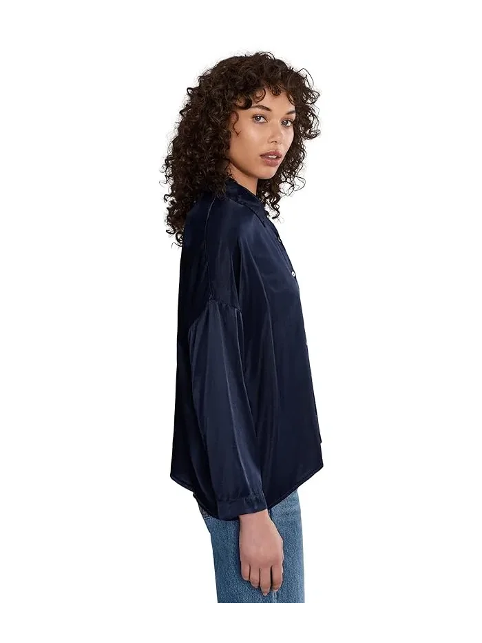 Рубашка с длинным рукавом Devin Dolman Button Up Michael Stars — изображение 3 из 5, ночной