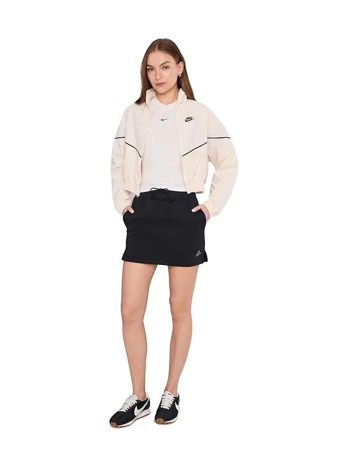 Юбка мини флисовая Nike Sportswear Phoenix — изображение 2 из 5, черный