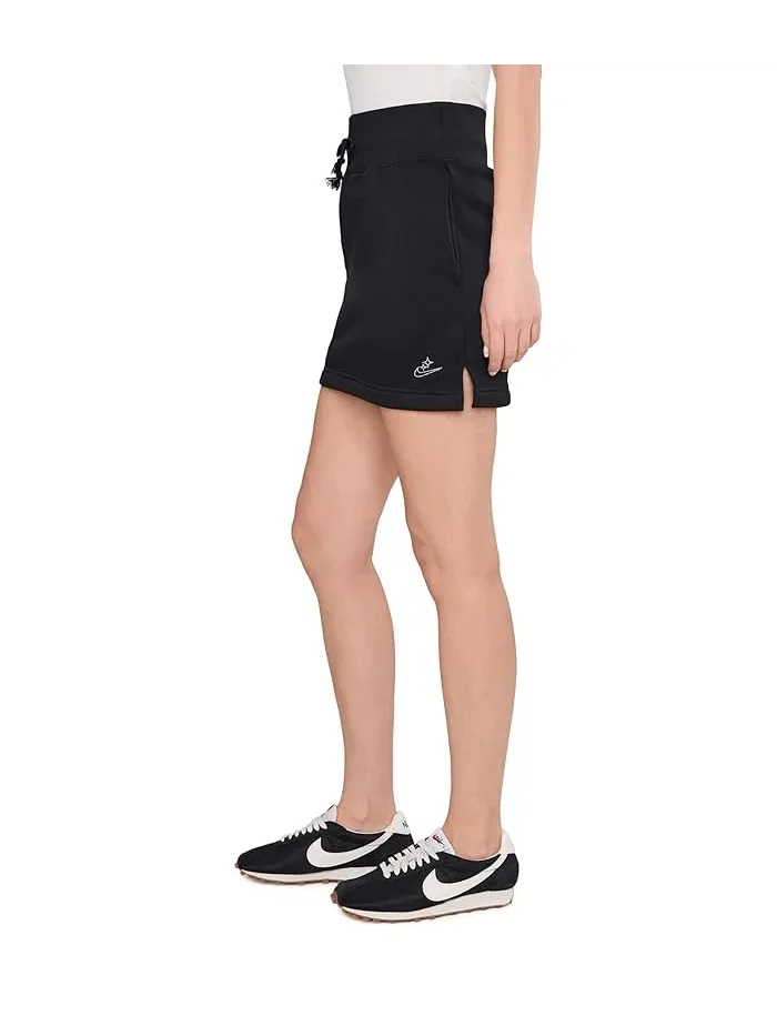 Юбка мини флисовая Nike Sportswear Phoenix — изображение 3 из 5, черный