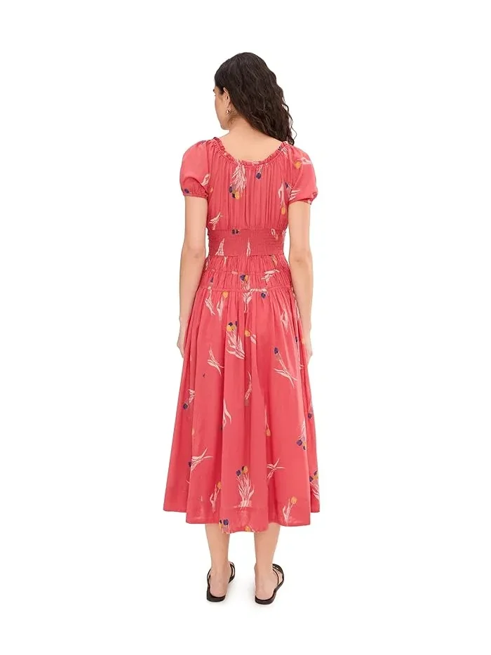 Платье миди с запахом Complete Me Free People — изображение 4 из 5, коричневый