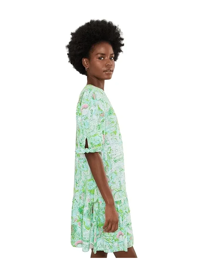 Платье с цветочным принтом Shae Lilly Pulitzer — изображение 3 из 5, белый