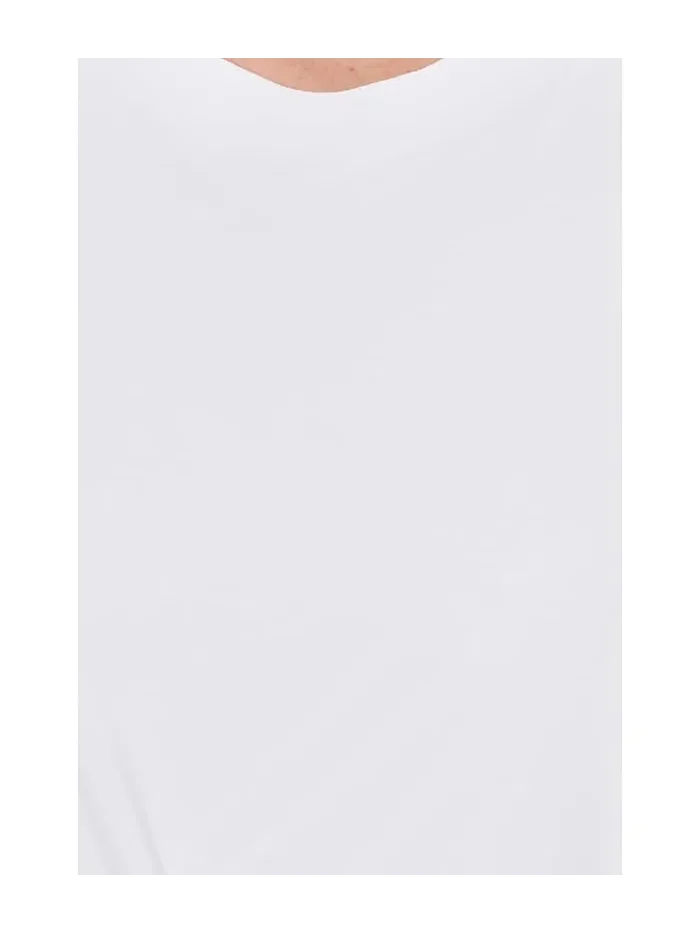 Платье мини Norma Kamali Sleeveless Twist — изображение 5 из 5, белый