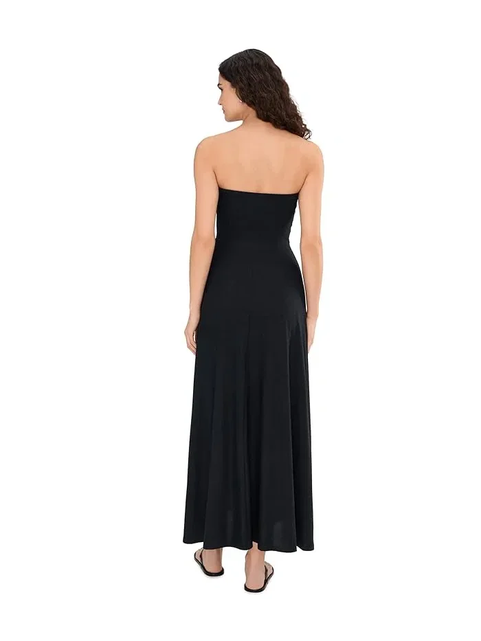 Платье макси без бретелек Featherweight Strapless Maxi Beyond Yoga — изображение 4 из 5, самая темная ночь