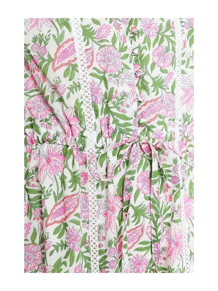 Платье с кружевной отделкой Abigail Vineyard Vines — изображение 5 из 5, черный