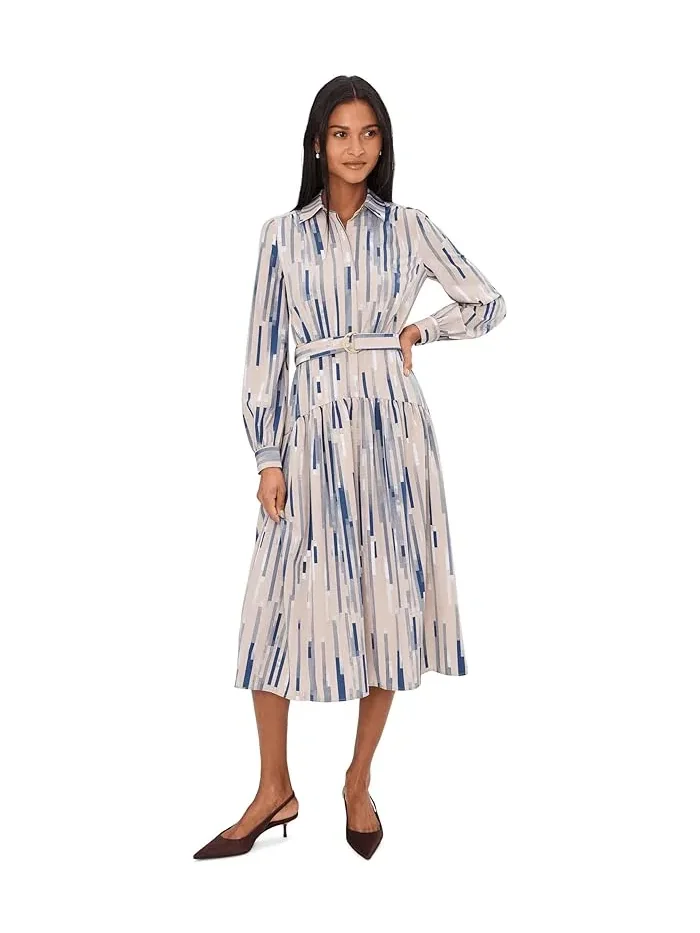 Платье принтованное Calvin Klein — изображение 2 из 5, хаки мульти