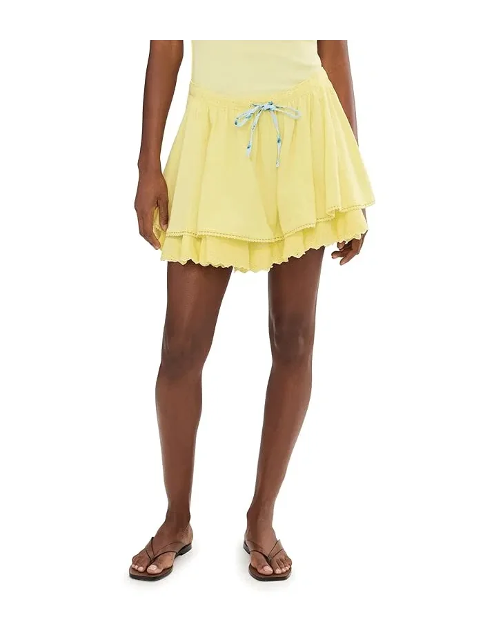 Юбка мини Lady Tulip Free People — изображение 1 из 5, желтый