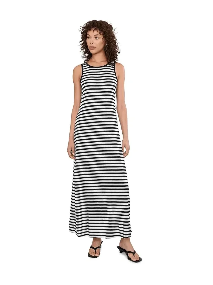 Платье полоска Keyhole Dress Vince Camuto