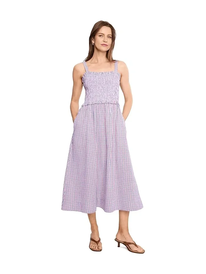 Платье миди Ellen Midi Dress Vineyard Vines — изображение 2 из 5, маринер