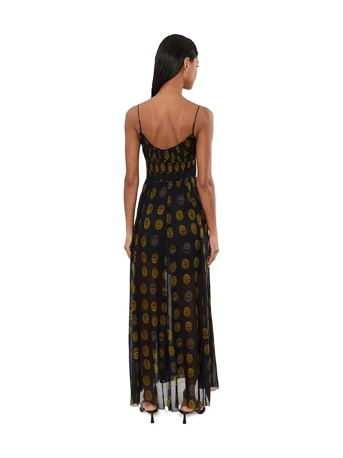 Платье принтованное One Ciella Free People — изображение 4 из 5, полуночный синий