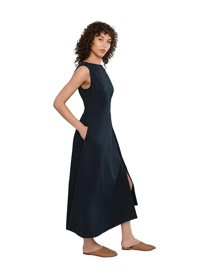 Платье миди Barbour Liza Maxi Dress — изображение 3 из 5, черный