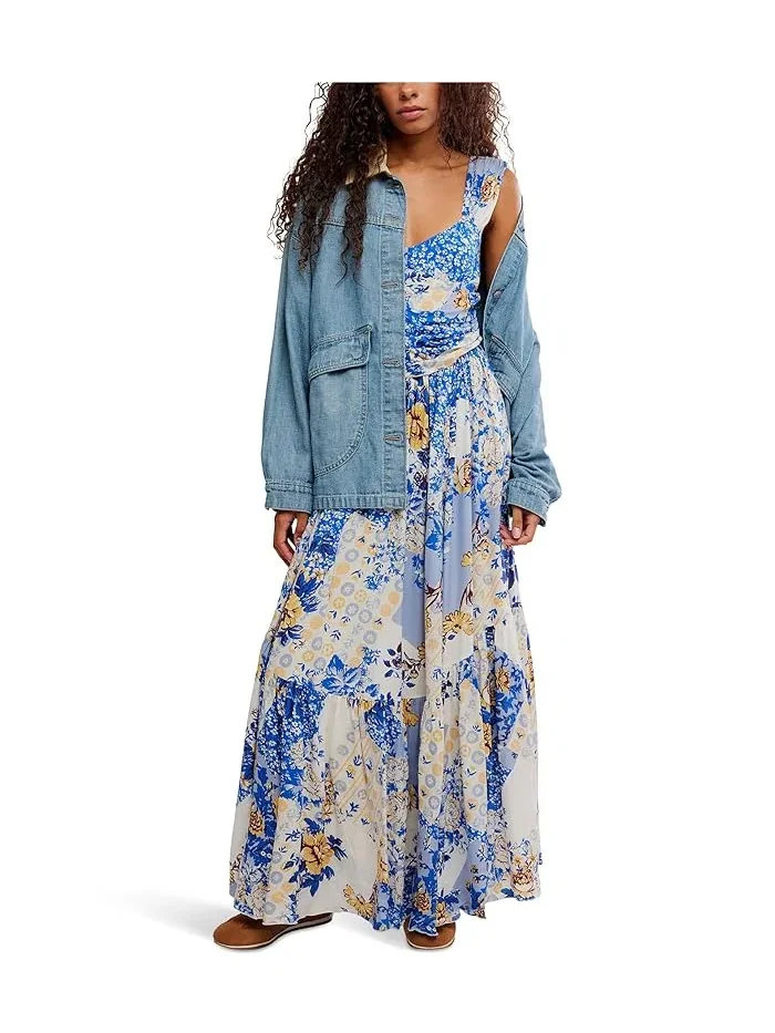 Платье макси Sasha Free People — изображение 2 из 4, фарфор