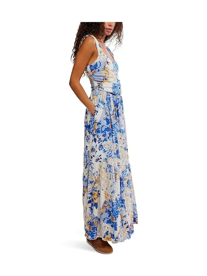 Платье макси Sasha Free People — изображение 3 из 4, фарфор