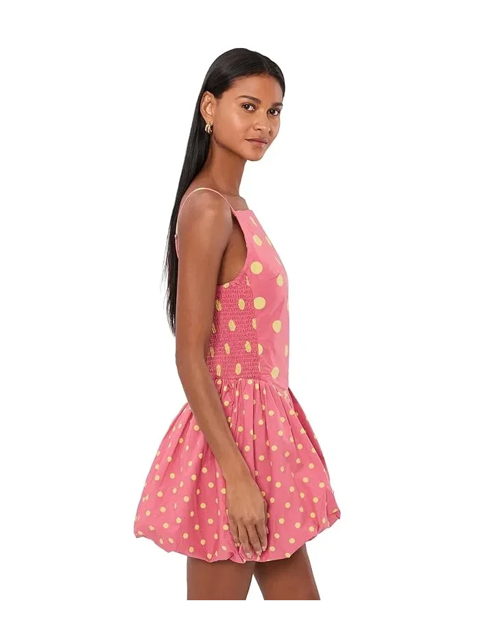 Мини-платье с горошком Misty Mini Free People — изображение 3 из 5, красный