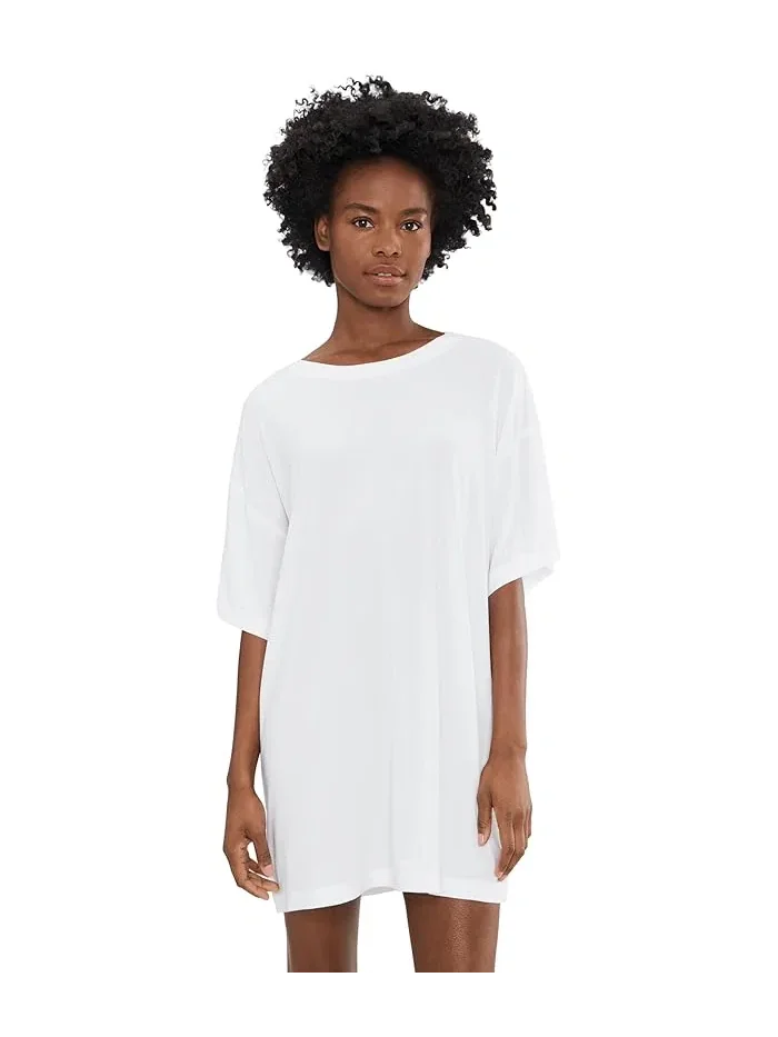 Платье мини свободного кроя Short Sleeve Boxy Mini Dress Norma Kamali
