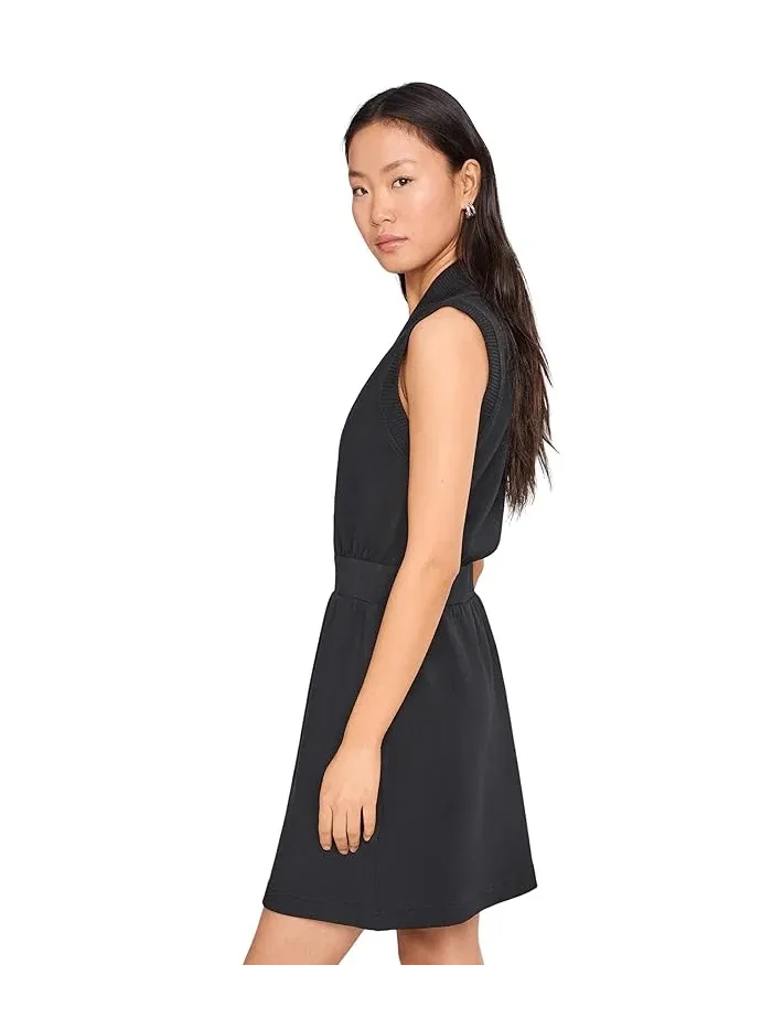 Платье мини Varley Polyanna 1/2 Zip Dress — изображение 3 из 5, черный