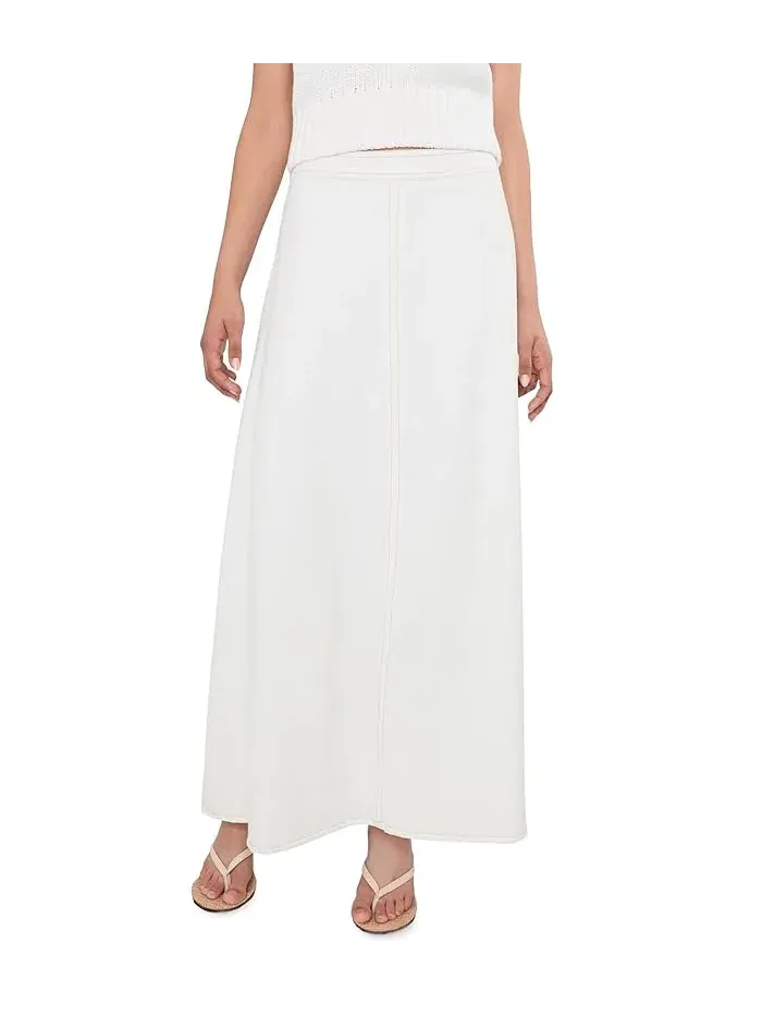 Юбка A-line макси Vince Camuto — изображение 1 из 5, слоновая кость