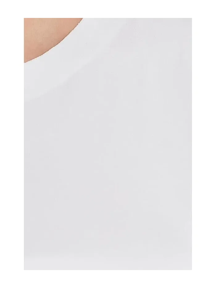 Платье без рукавов до колен Sleeveless Dress To Knee Norma Kamali — изображение 5 из 5, белый