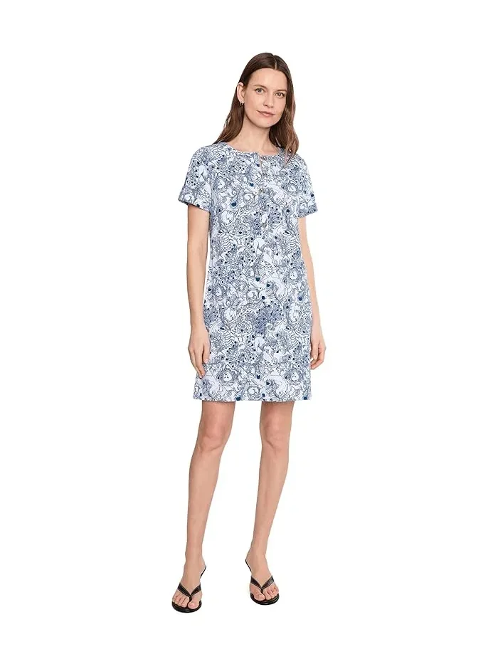 Платье хлопковое Cameron Dress Lilly Pulitzer — изображение 2 из 5, темно-синий