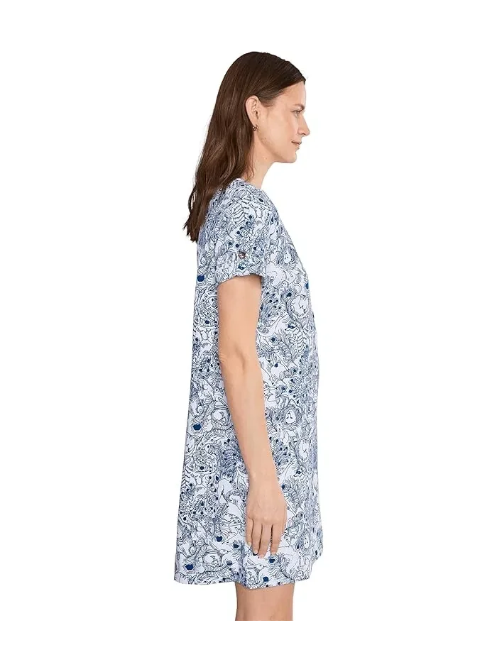 Платье хлопковое Cameron Dress Lilly Pulitzer — изображение 3 из 5, темно-синий