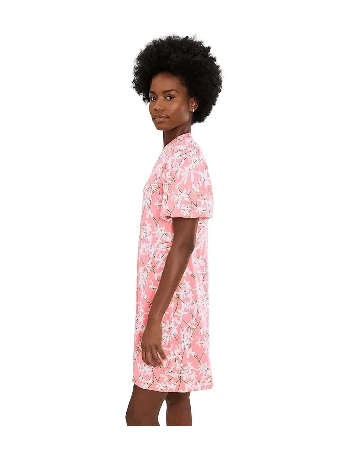 Платье мини с цветочным принтом Carey Lilly Pulitzer — изображение 3 из 5, розовый