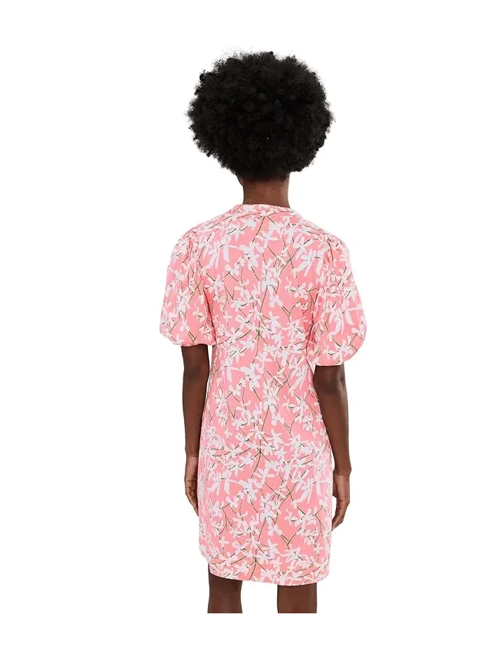 Платье мини с цветочным принтом Carey Lilly Pulitzer — изображение 4 из 5, розовый