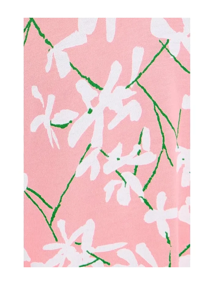 Платье мини с цветочным принтом Carey Lilly Pulitzer — изображение 5 из 5, розовый