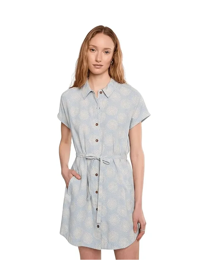Платье с воротником Camino Pucker Dress Royal Robbins — изображение 1 из 5, белый